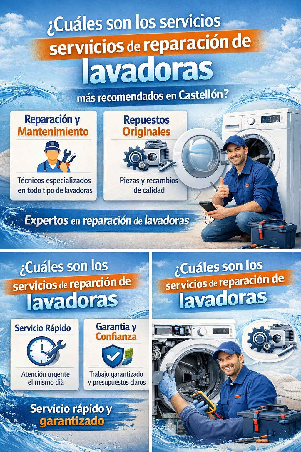 Cuales son los servicios de reparacion de lavadoras mas recomendados Castellon - &iquest;Cu&aacute;les son los servicios de reparaci&oacute;n de lavadoras m&aacute;s recomendados en Castell&oacute;n?