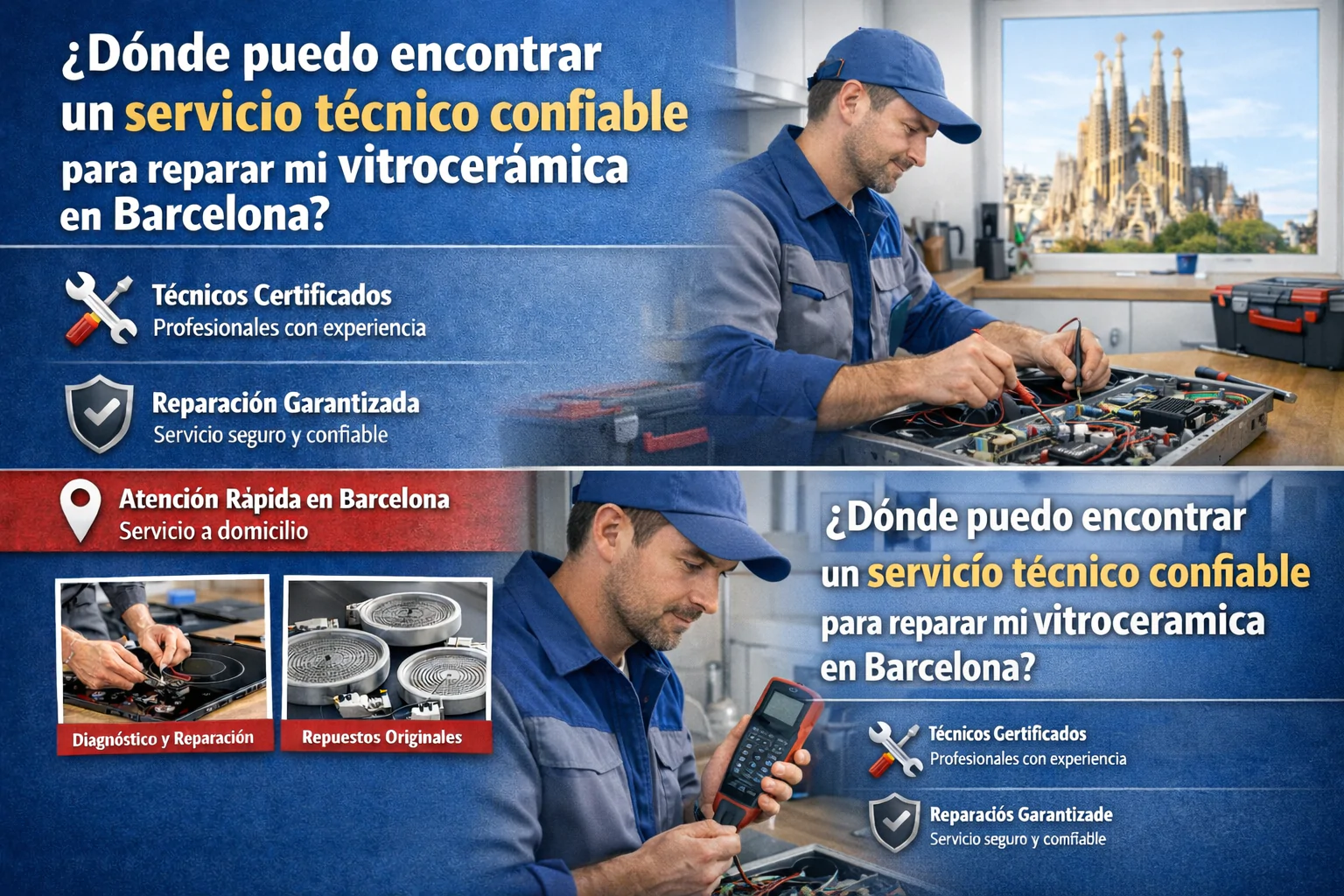 Donde puedo encontrar un servicio tecnico confiable para reparar mi vitroceramica Barcelona - &iquest;D&oacute;nde puedo encontrar un servicio t&eacute;cnico confiable para reparar mi vitrocer&aacute;mica en Barcelona?