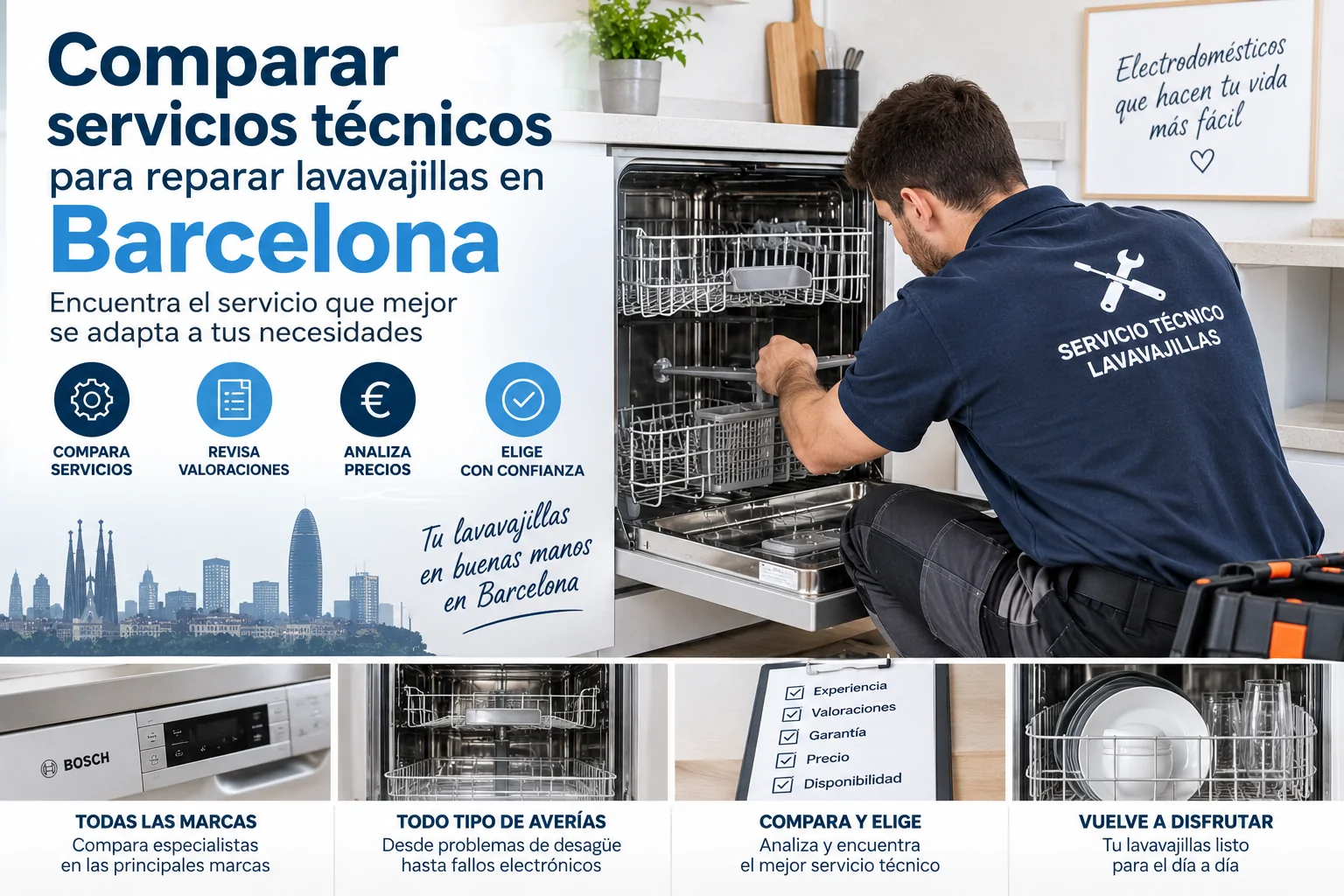 Comparar servicios técnicos para reparar lavavajillas en Barcelona Comparar servicios tecnicos para reparar lavavajillas en Barcelona - Comparar servicios técnicos para reparar lavavajillas en Barcelona