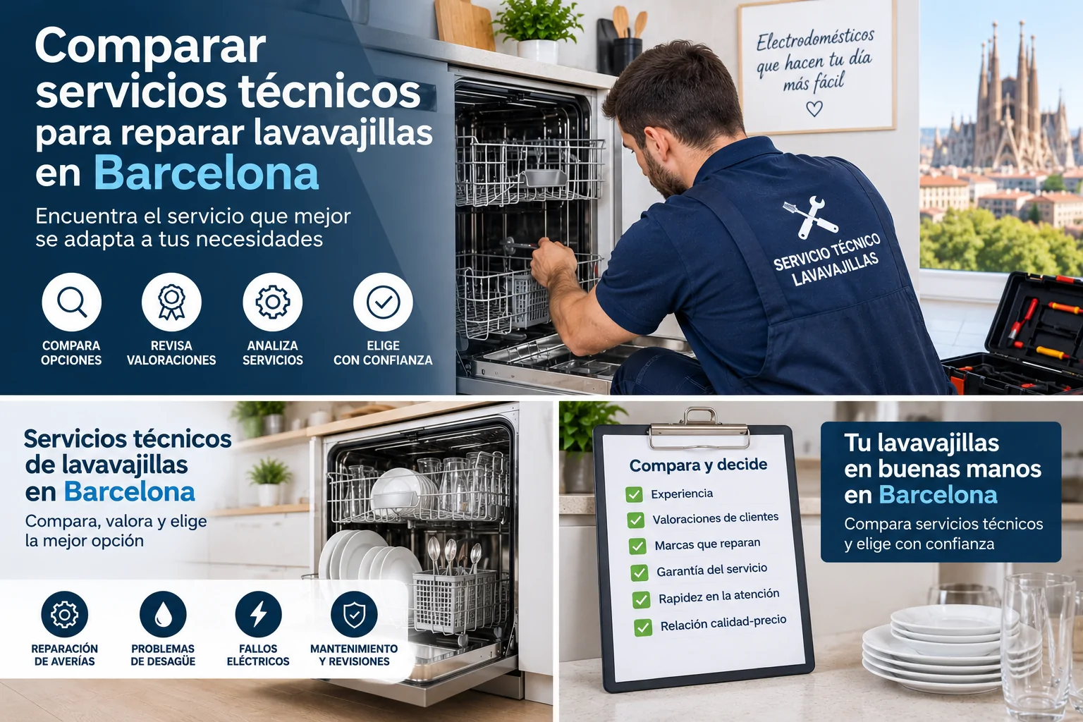 Comparar servicios técnicos para reparar lavavajillas en Barcelona Comparar servicios tecnicos para reparar lavavajillas - Comparar servicios técnicos para reparar lavavajillas en Barcelona