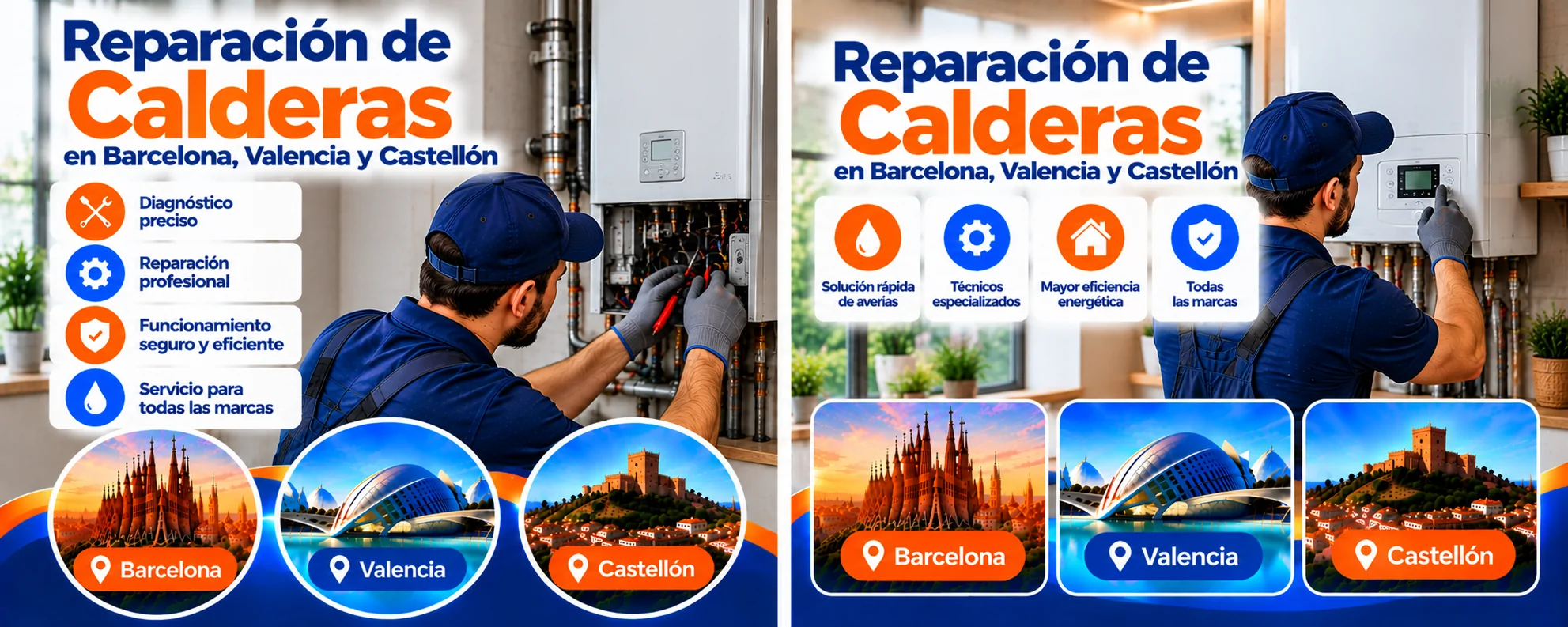 Reparación de Calderas en Barcelona, Valencia y Castellón Reparacion de Calderas - Reparación de Calderas en Barcelona, Valencia y Castellón