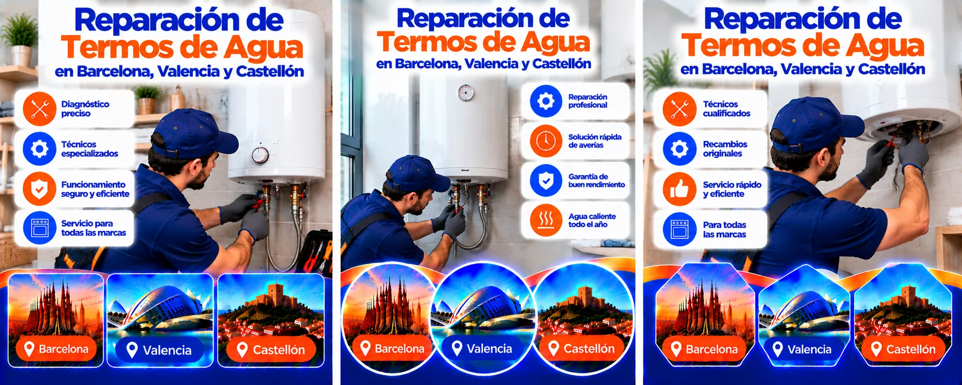 Reparación de Termos de Agua en Barcelona, Valencia y Castellón Reparacion de Termos en Espana - Reparación de Termos de Agua en Barcelona, Valencia y Castellón