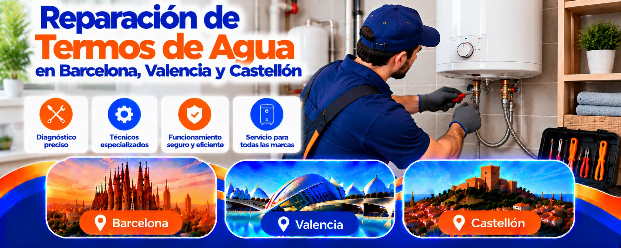 Reparación de Termos de Agua en Barcelona, Valencia y Castellón Reparacion de Termos en Valencia - Reparación de Termos de Agua en Barcelona, Valencia y Castellón